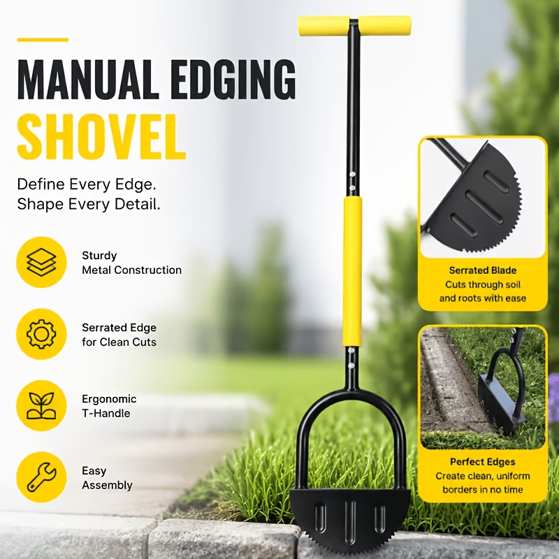 Smart Garden Edging - 1 Manual Lawn Edging Scissors: Professional