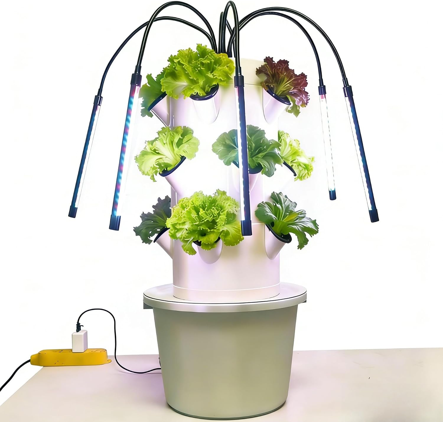 Indoor Herb Garden Kit - Vertical Hydroponic Growing System 3Layers 15