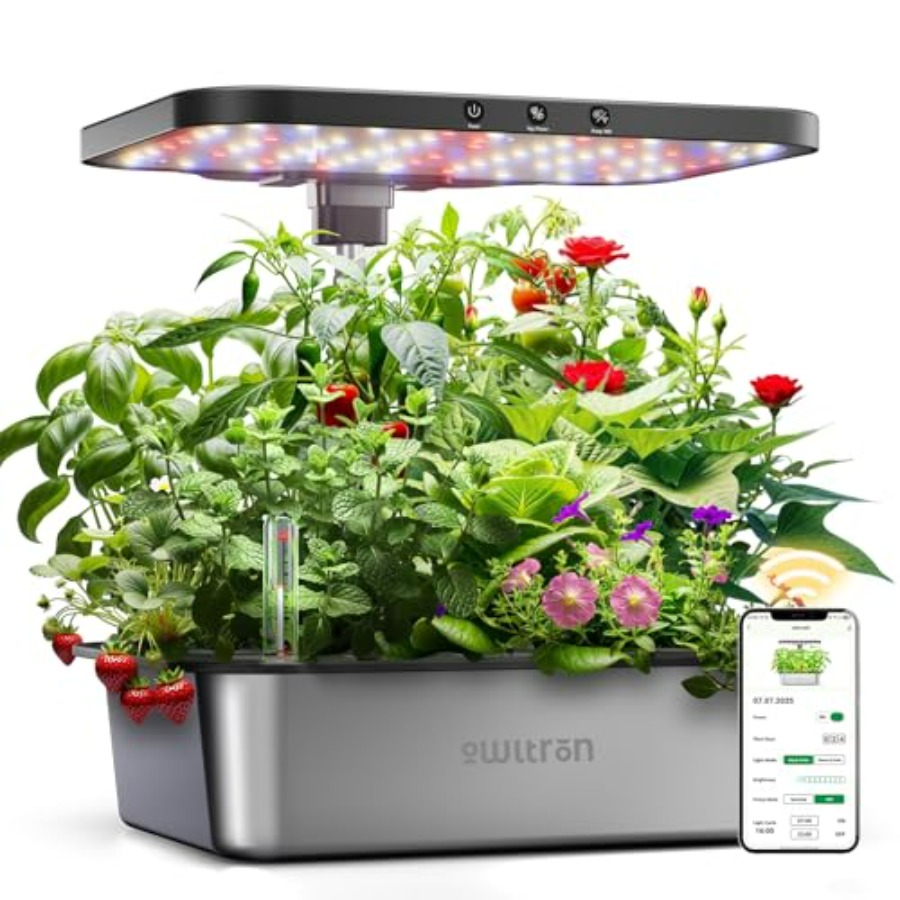 Indoor herb garden kit with 15 - đánh giá và giá Indoor Herb Garden Kit