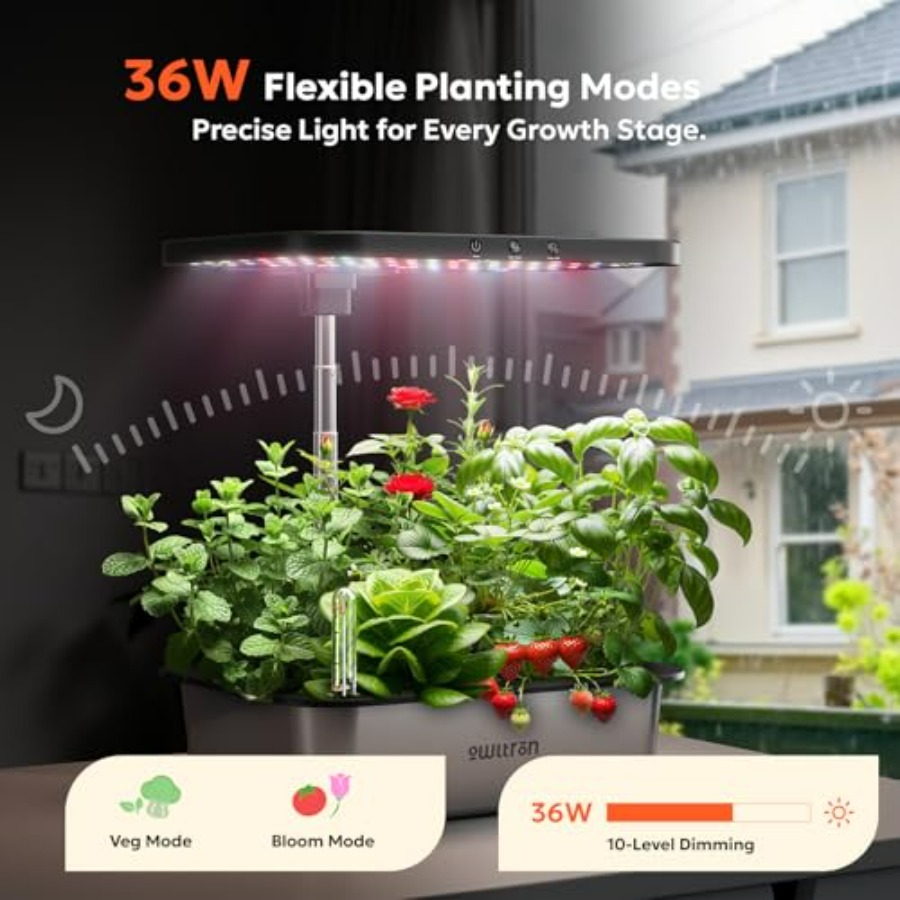 Indoor herb garden kit with 15 - đánh giá và giá Indoor Herb Garden Kit