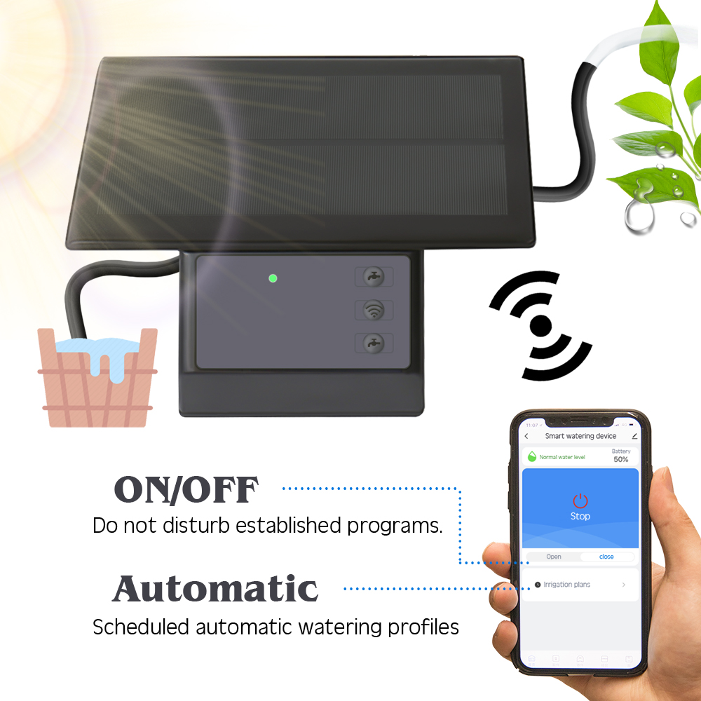 High Quality Tuya Solar Pane W - đánh giá và giá Wifi Irrigation Timer