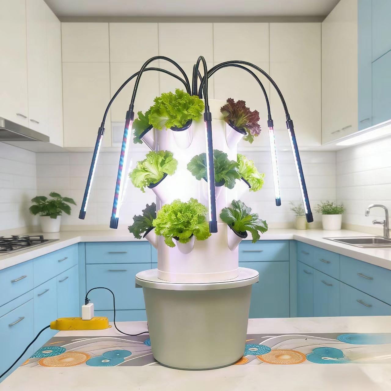 Vertical Hydroponic Growing Sy - đánh giá và giá Indoor Herb Garden Kit