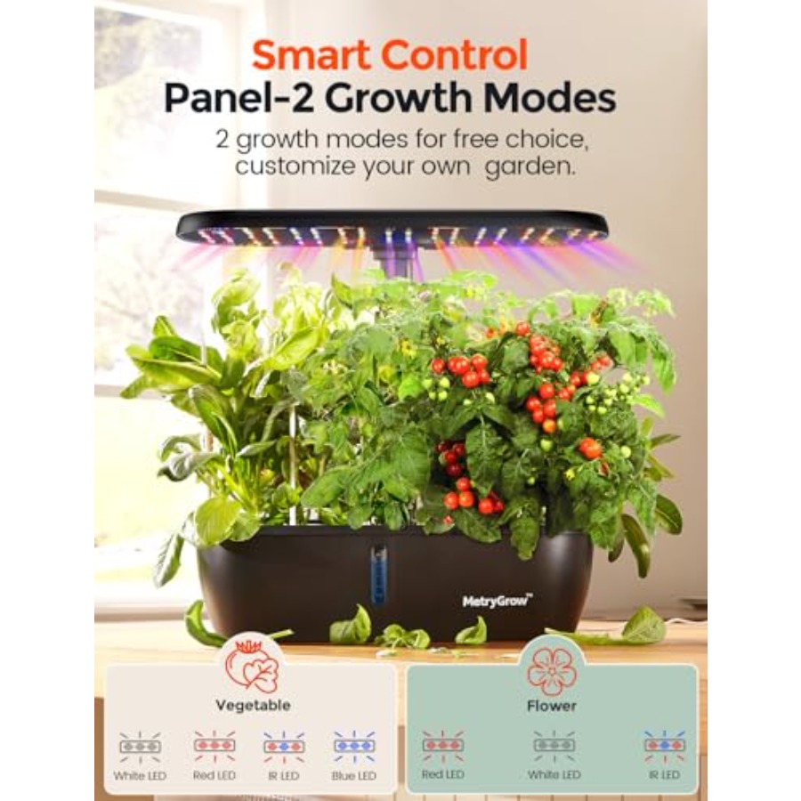 MG-15 Hydroponic Growing Syste - đánh giá và giá Indoor Herb Garden Kit
