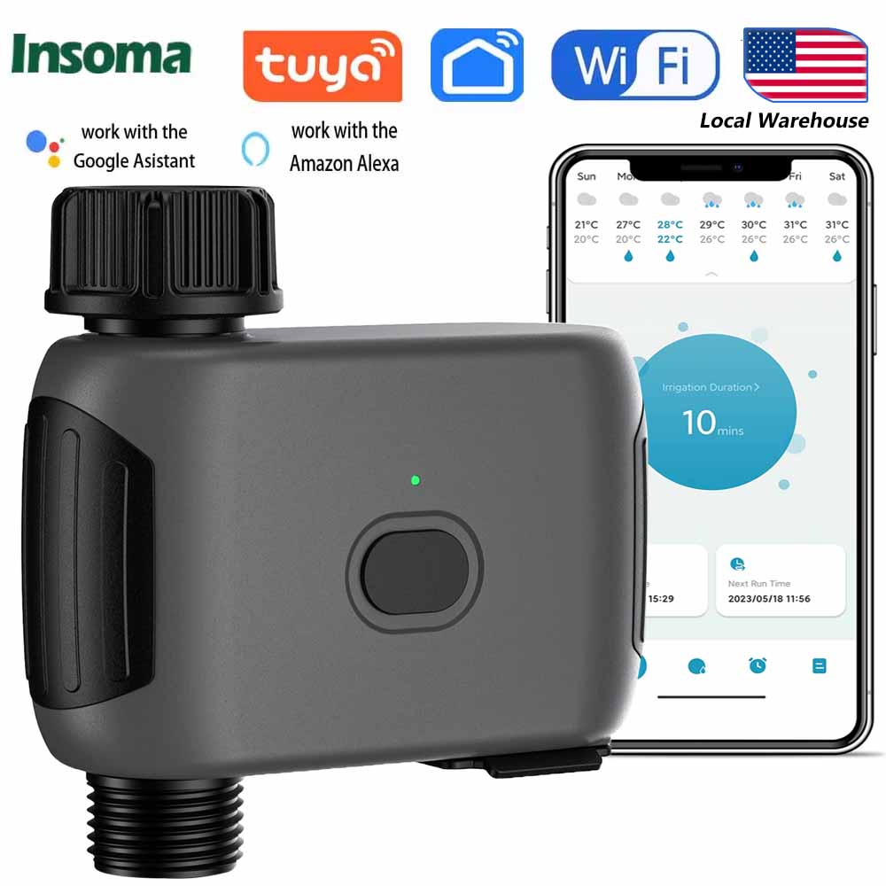 INSOMA automatic plant irrigat - đánh giá và giá Wifi Irrigation Timer