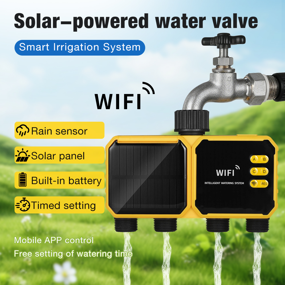 WiFi Solar Water Timer 1/2/4 O - đánh giá và giá Wifi Irrigation Timer