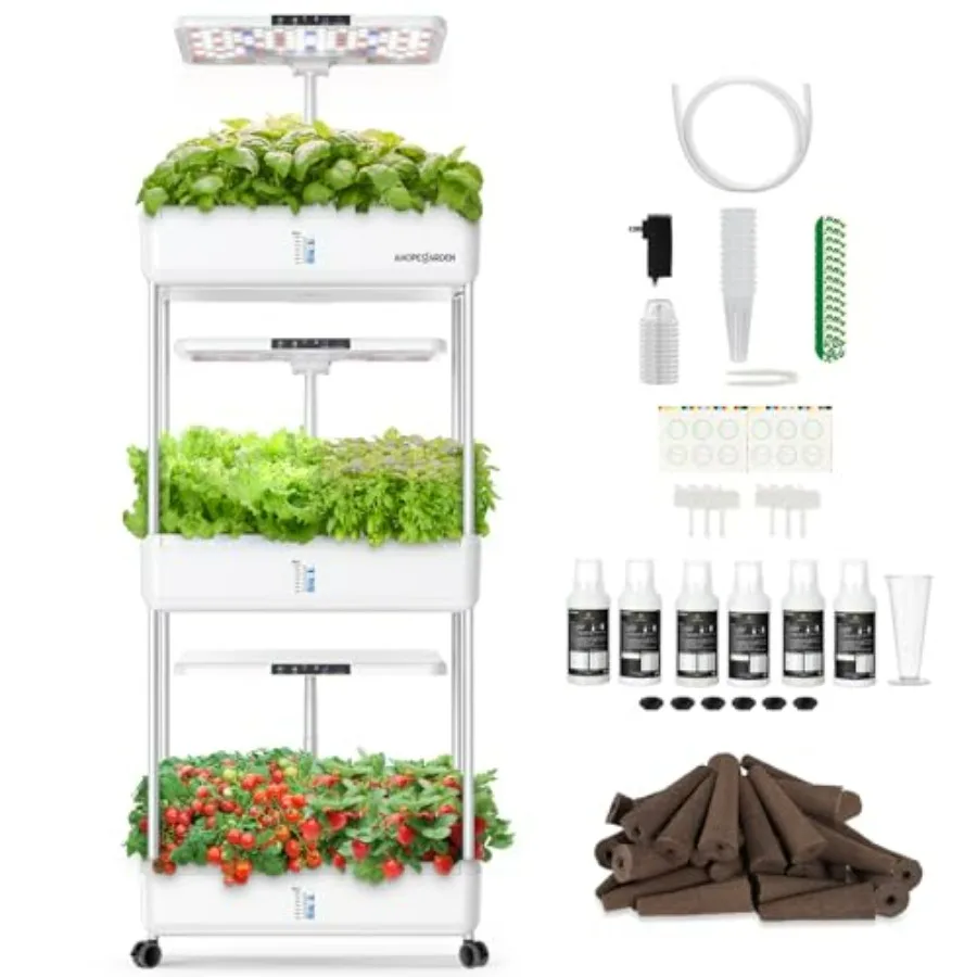 Indoor garden hydroponics grow - đánh giá và giá Indoor Herb Garden Kit