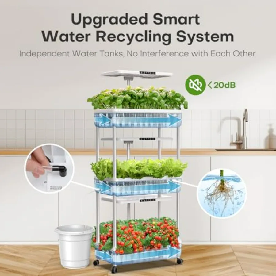 Indoor garden hydroponics grow - đánh giá và giá Indoor Herb Garden Kit