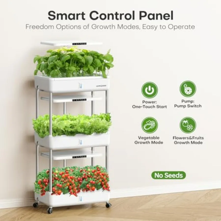 Indoor garden hydroponics grow - đánh giá và giá Indoor Herb Garden Kit
