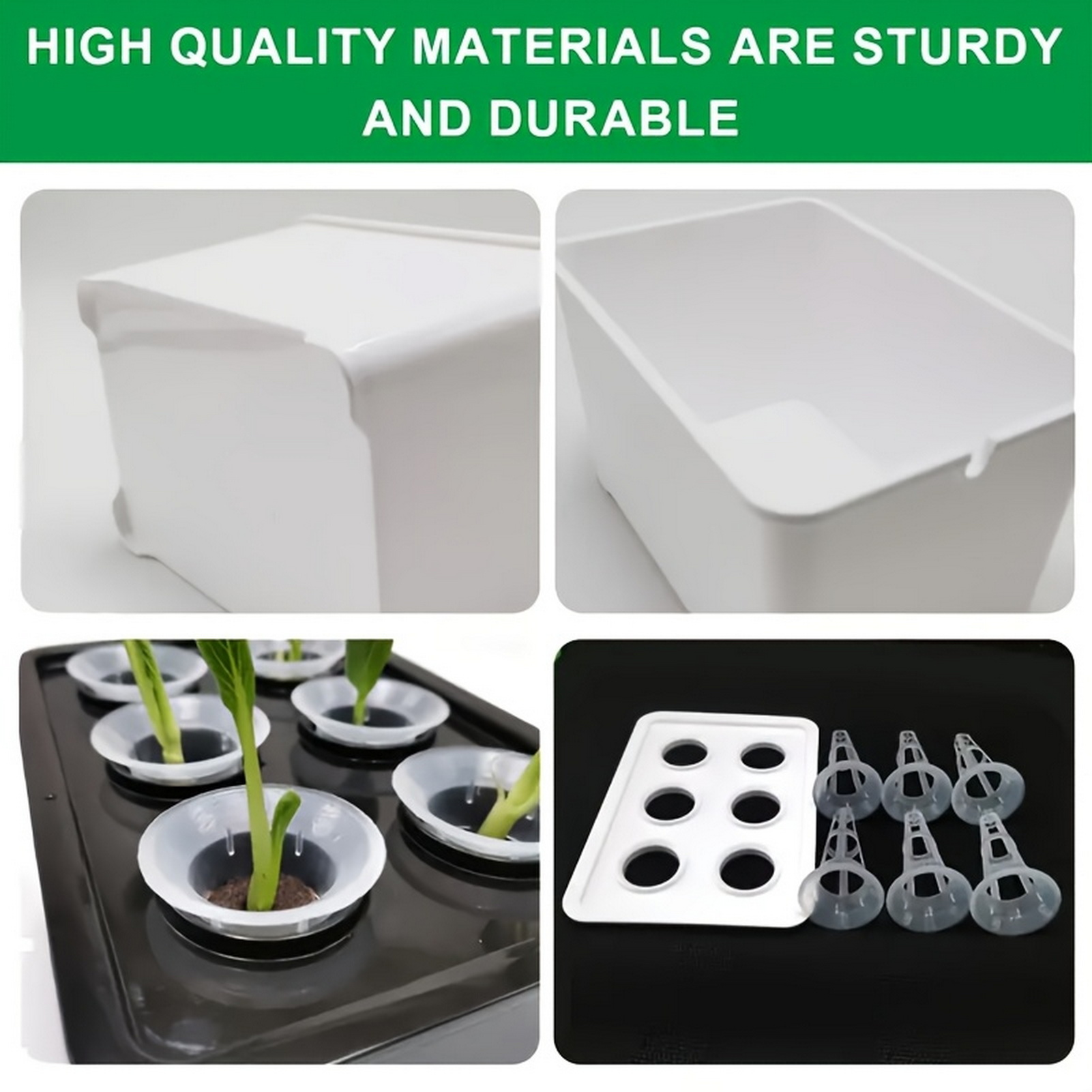 6 in 1 Hydroponic Nursery Pots - đánh giá và giá Indoor Herb Garden Kit