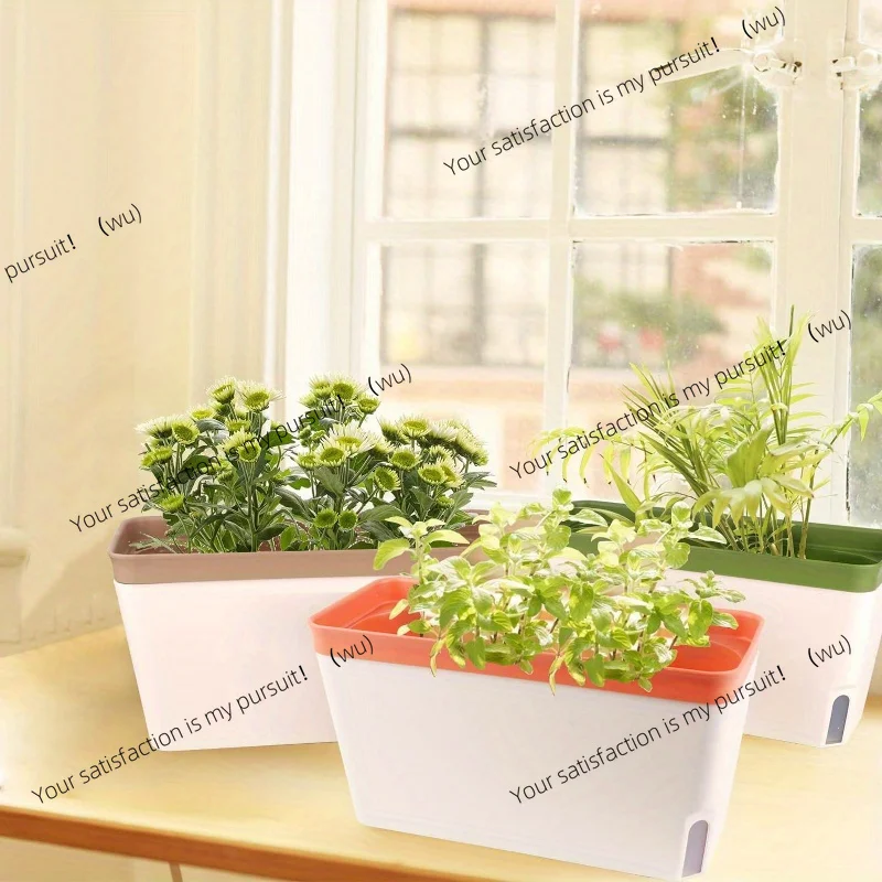 Self-Watering Windowsill Plant - đánh giá và giá Indoor Herb Garden Kit