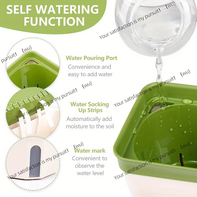 Self-Watering Windowsill Plant - đánh giá và giá Indoor Herb Garden Kit