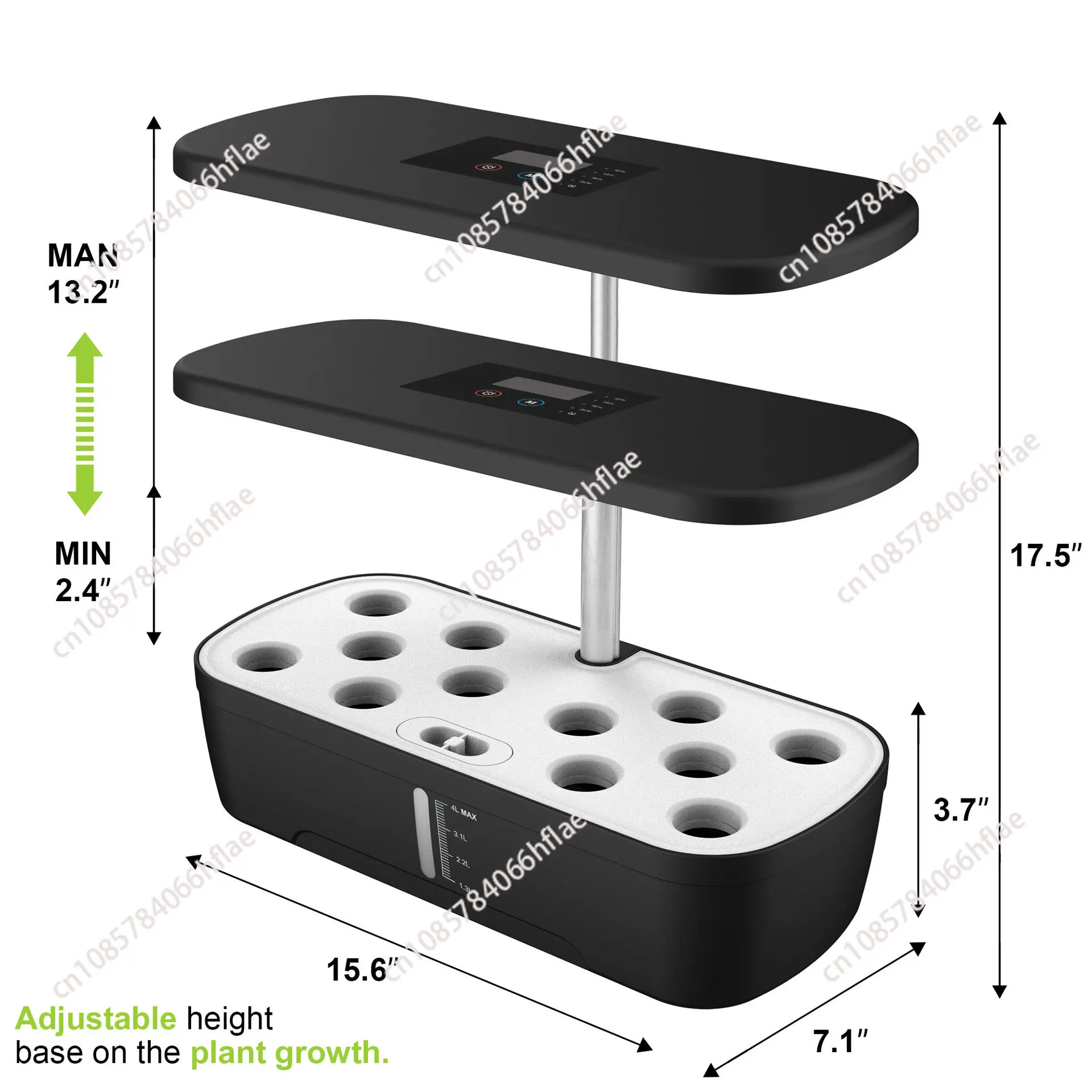 12 Pods Hydroponics Growing Sy - đánh giá và giá Indoor Herb Garden Kit
