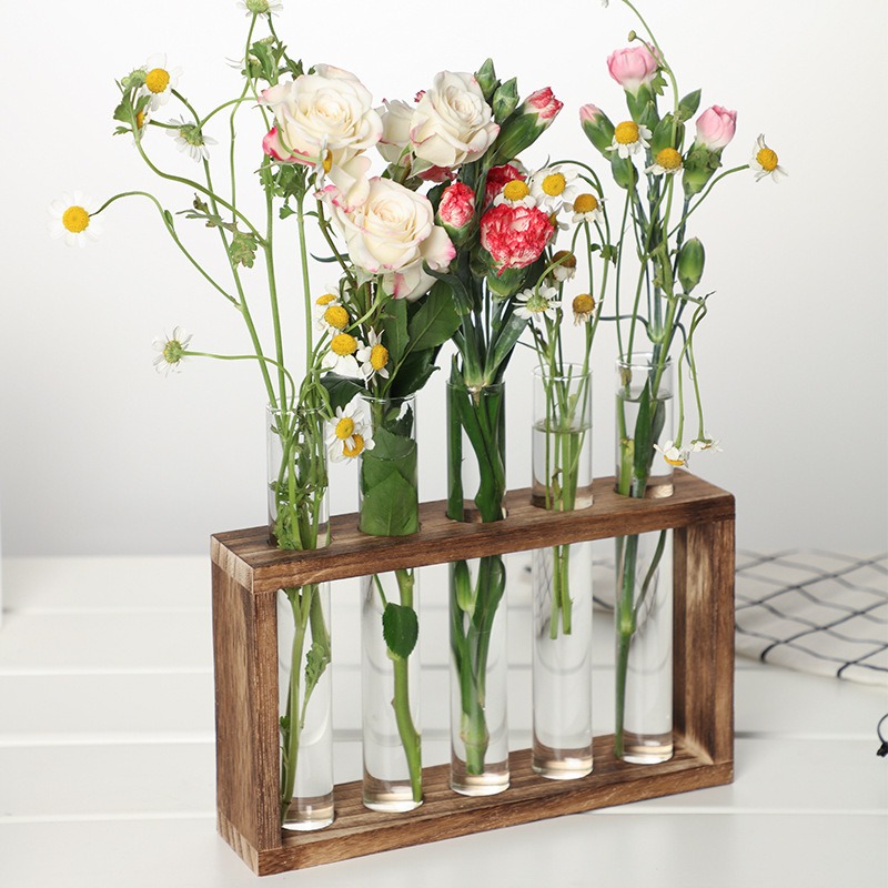 5-Tube Glass Hydroponic Plante - đánh giá và giá Indoor Herb Garden Kit