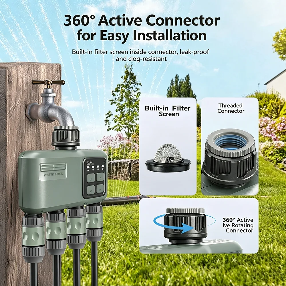 WiFi RF433 Smart Garden Sprink - đánh giá và giá Wifi Irrigation Timer