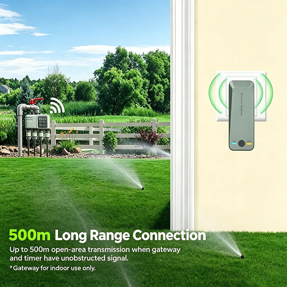 WiFi RF433 Smart Garden Sprink - đánh giá và giá Wifi Irrigation Timer