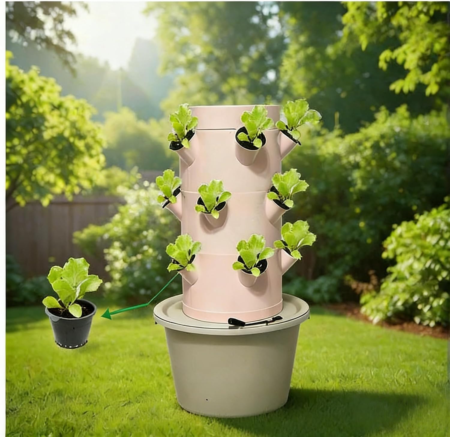 Vertical Hydroponic Growing Sy - đánh giá và giá Indoor Herb Garden Kit